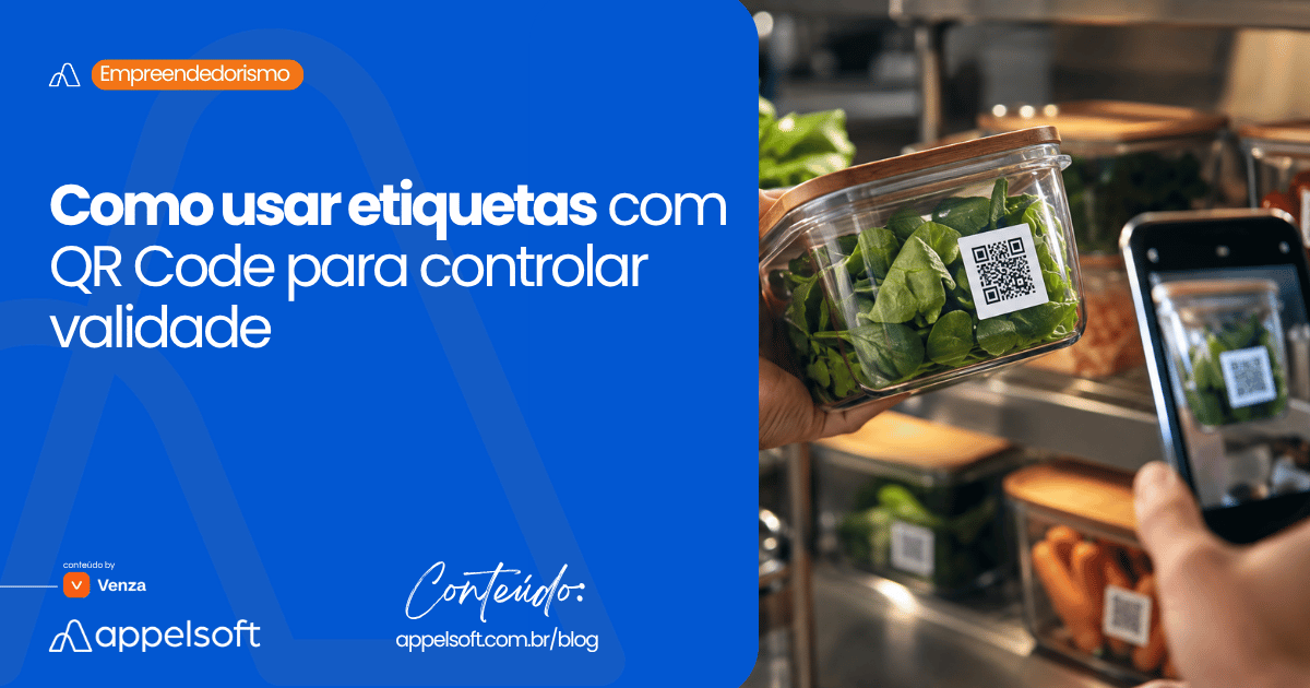 Como usar etiquetas com QR Code para controlar validade